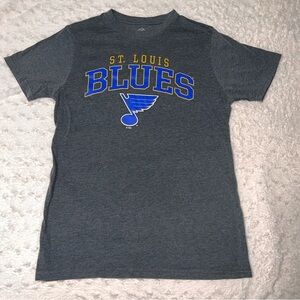 Women’s St. Louis Blues short sleeve dark grey NHL shirt